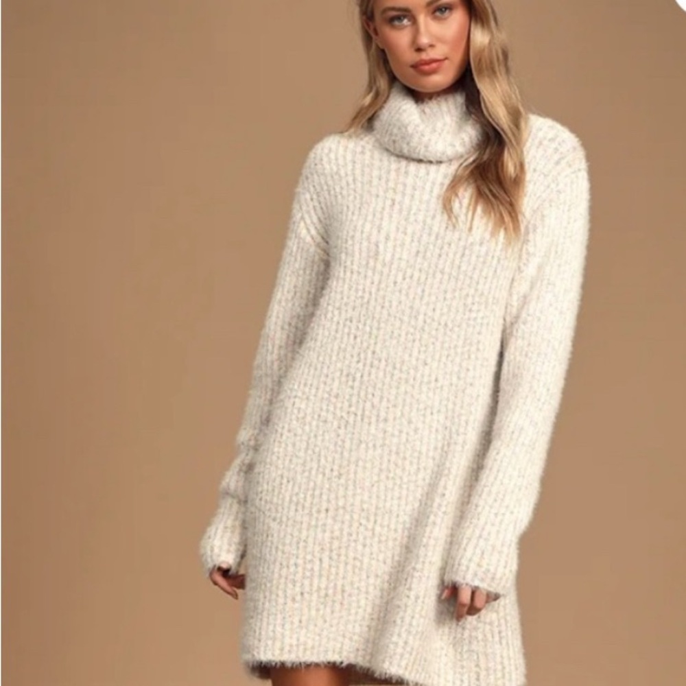 Lulus medium sweater dress nwt